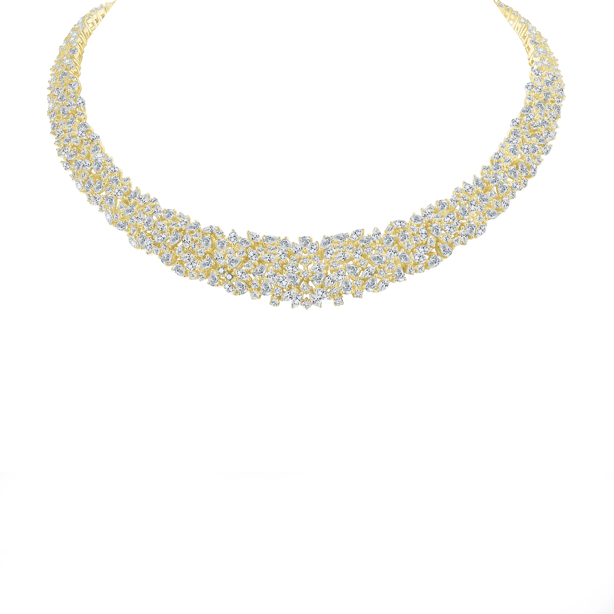 30 Carat Diamond Cluster Necklace - Image 3