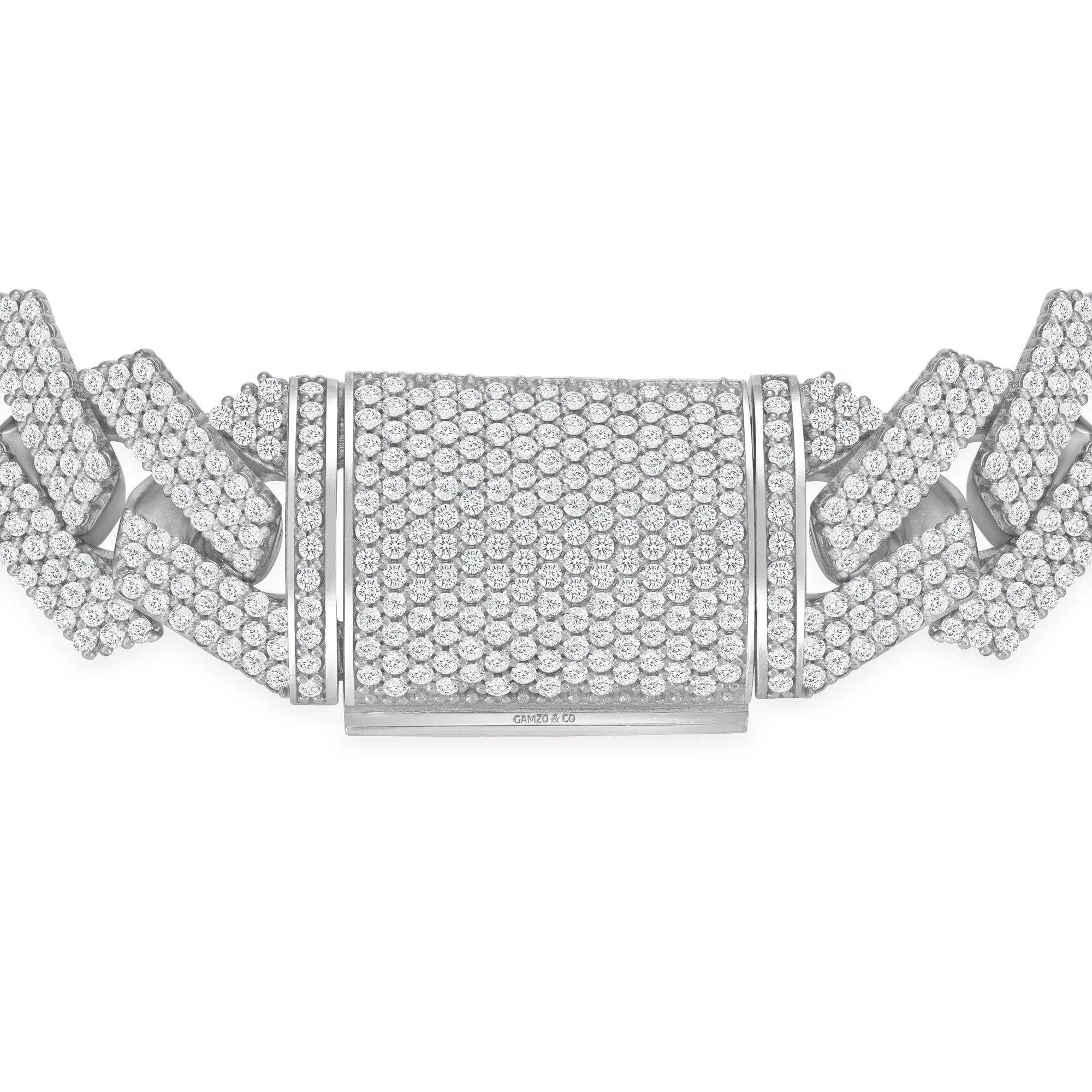 Diamond Miami Cuban Necklace - 14k Gold 15mm - Image 4
