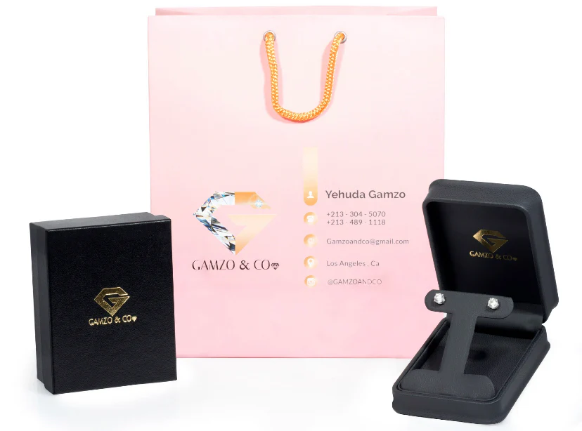 Flower Stud Earrings - Image 4