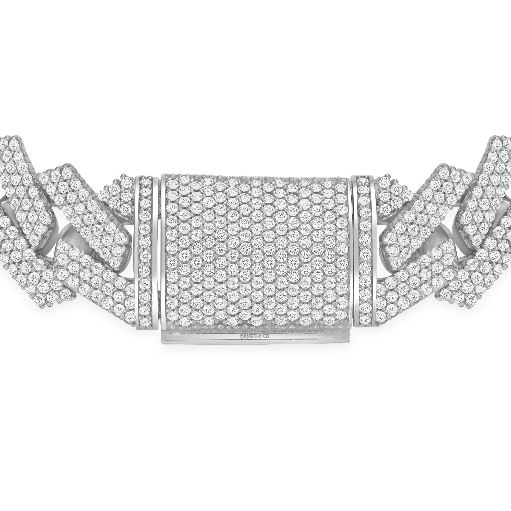 Diamond Miami Cuban Necklace - 14k Gold 30mm - Image 6