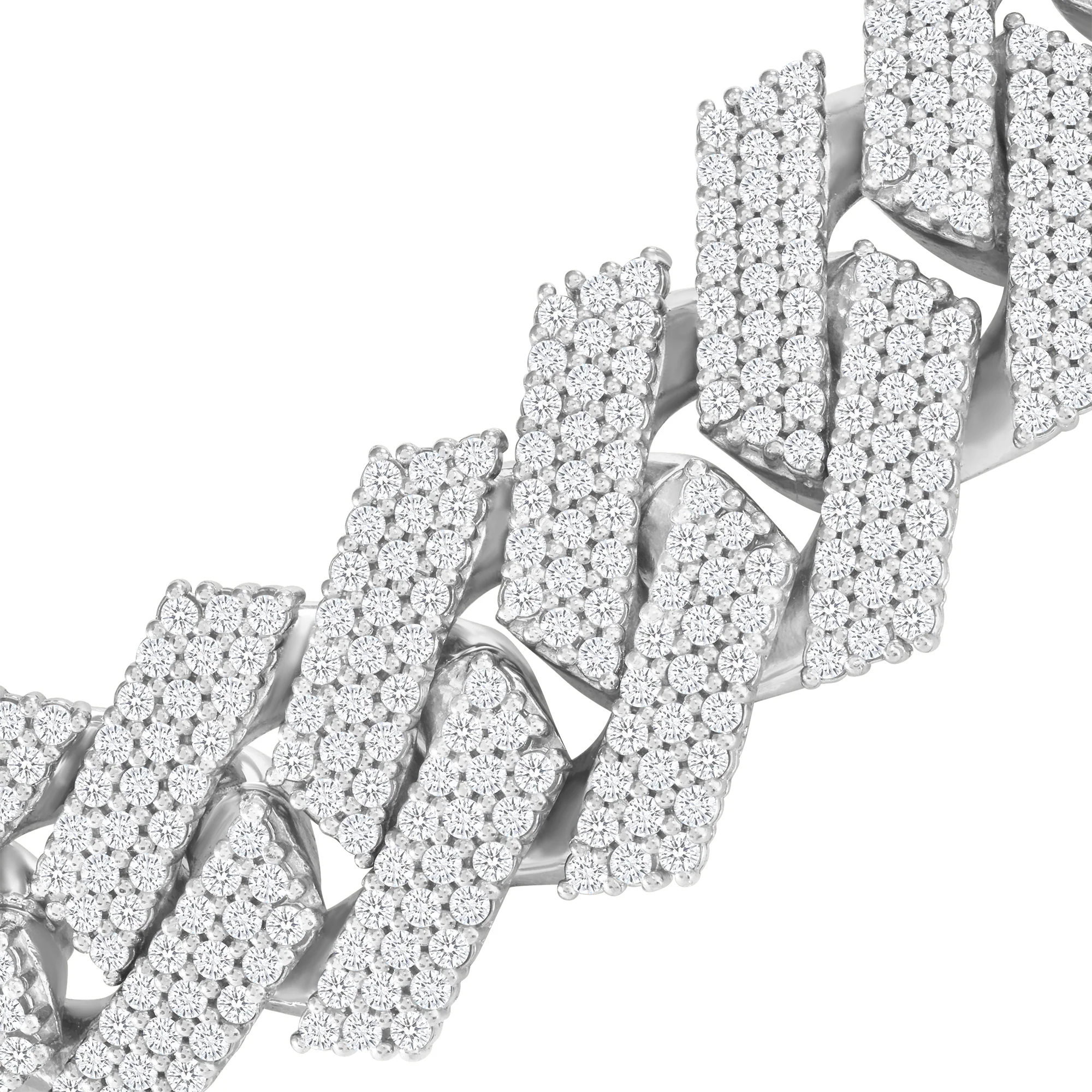 Diamond Miami Cuban Necklace - 14k Gold 30mm - Image 9