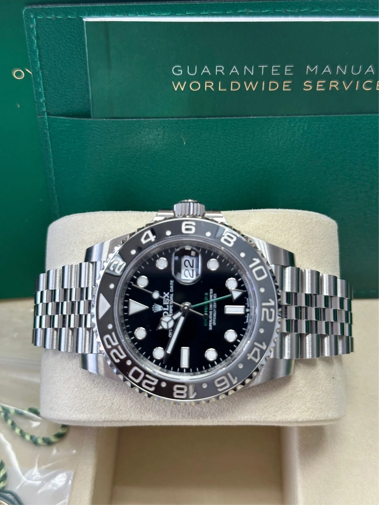 Rolex GMT-Master II "Bruce Wayne" 40mm Black Dial Black Bezel Jubilee Bracelet 126710GRNR – New 2025 / 2026 - Image 5