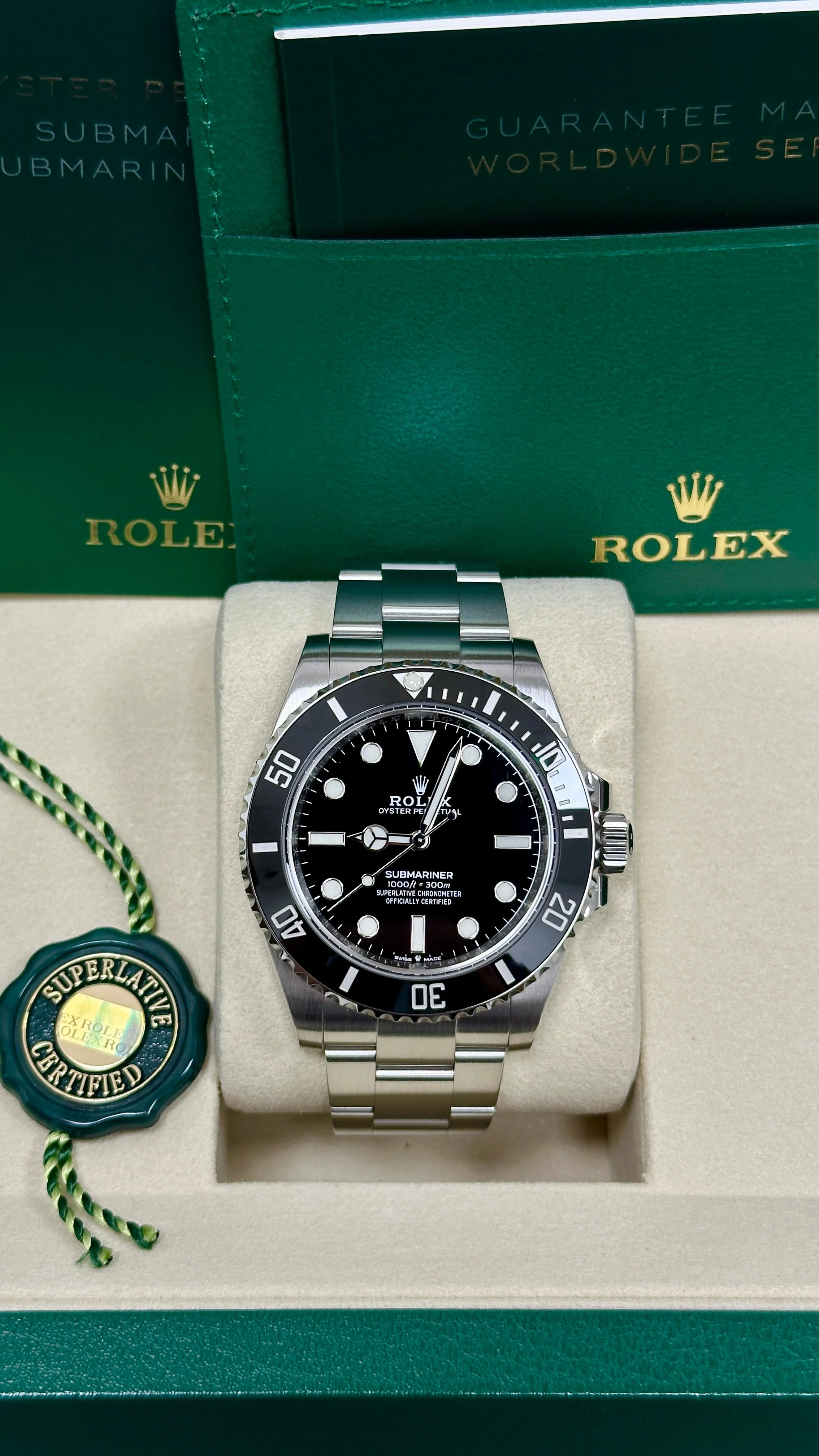Rolex Submariner No Date 41mm Black Dial Black Bezel 124060 – New 2025 / 2026 - Image 3